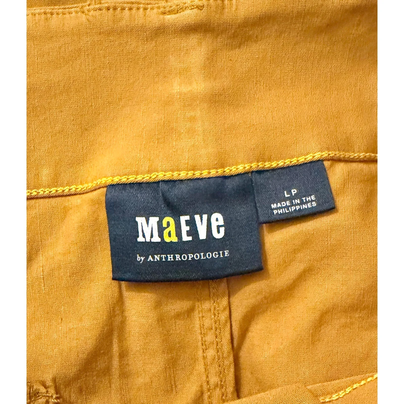 NWT Anthropologie Maeve Colette Maxi Skirt in Mustard Women's sz. LP - Image 5