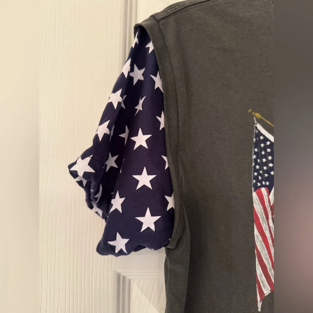 Affliction Ride to Live Live to Ride Women’s Grey Graphic T-Shirt Size Small - Image 6