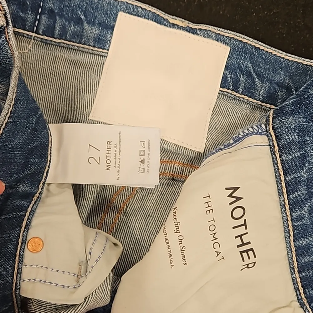 đź’•MOTHER SUPERIORđź’• The Tomcat Jeans ~ Kneeling On Stones 27 NWT Blue - Image 16