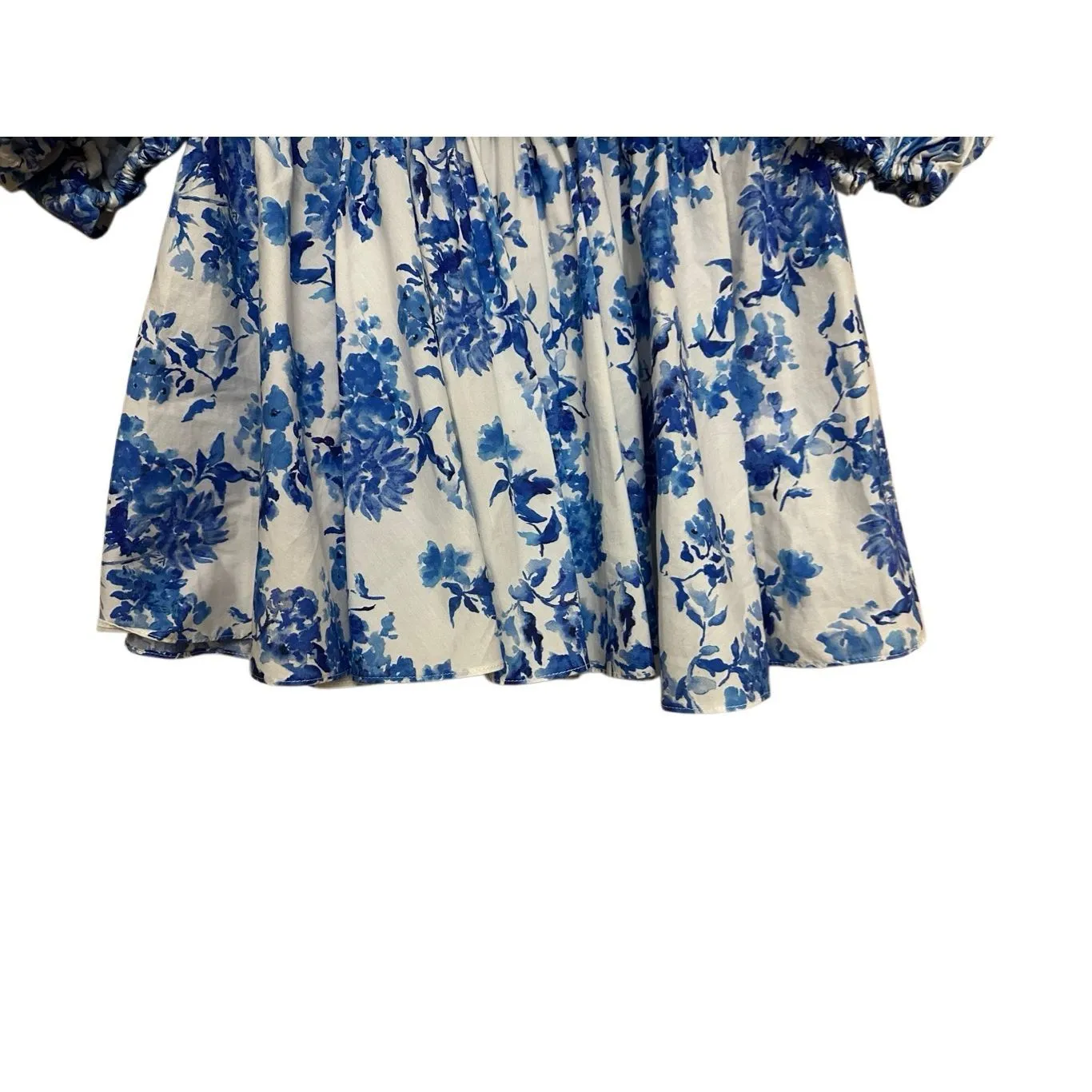 Caroline Constas Floral Tops White Size L - Image 3