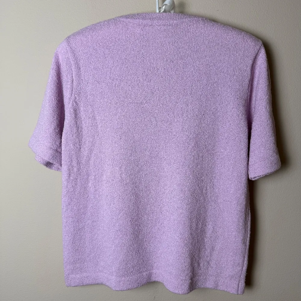 Vintage Pastel Purple Sweater Womens S Small Fairy Kei Northern Reflections - Image 2