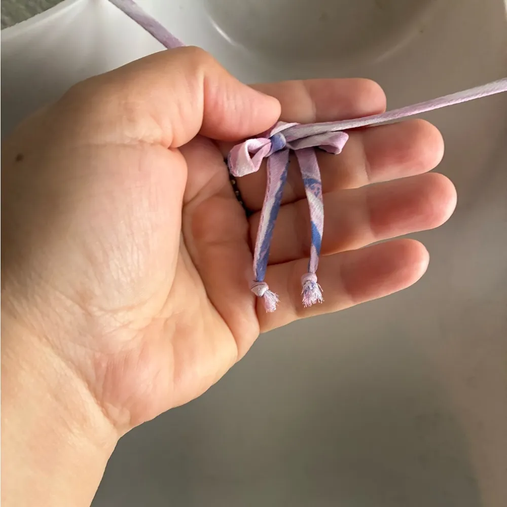 White House Black Market Backless Purple and Pink Dress S - Image 9