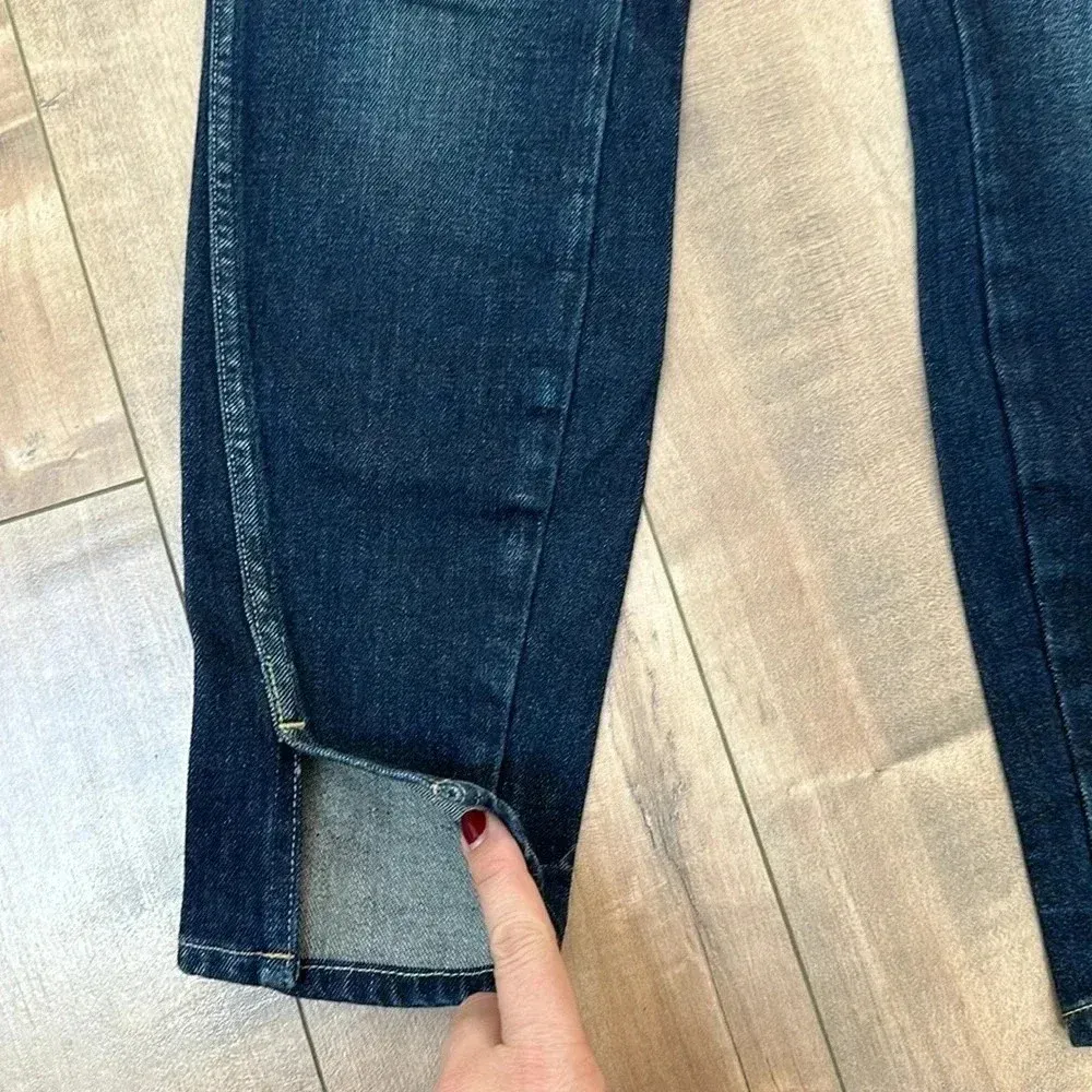 AMO Jeans Twist Cropped Jeans in True Blue Sz 27 - Image 7