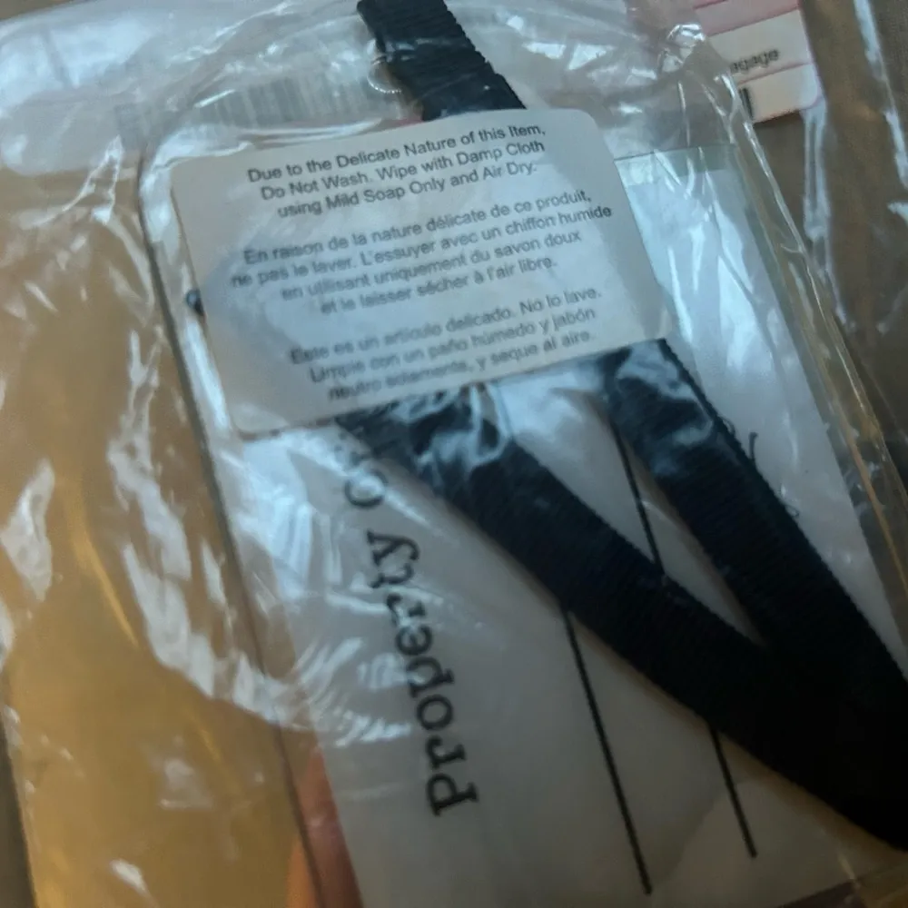 Thirty One NEW Take along bag tag, luggage, travel, mermaid print Blue - Image 4