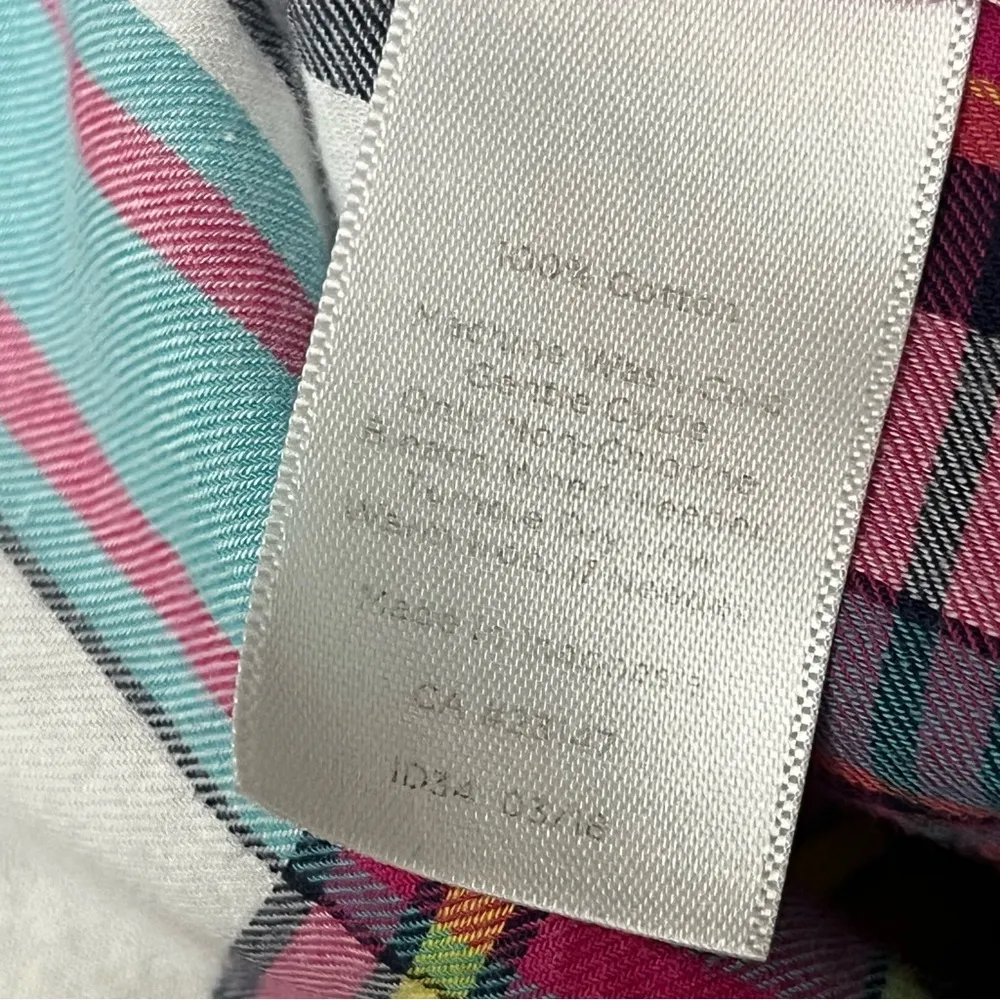 Talbots Plaid Button Down Shirt XLP – Preppy Anglercore Fishermen Camp Shirt - Image 7