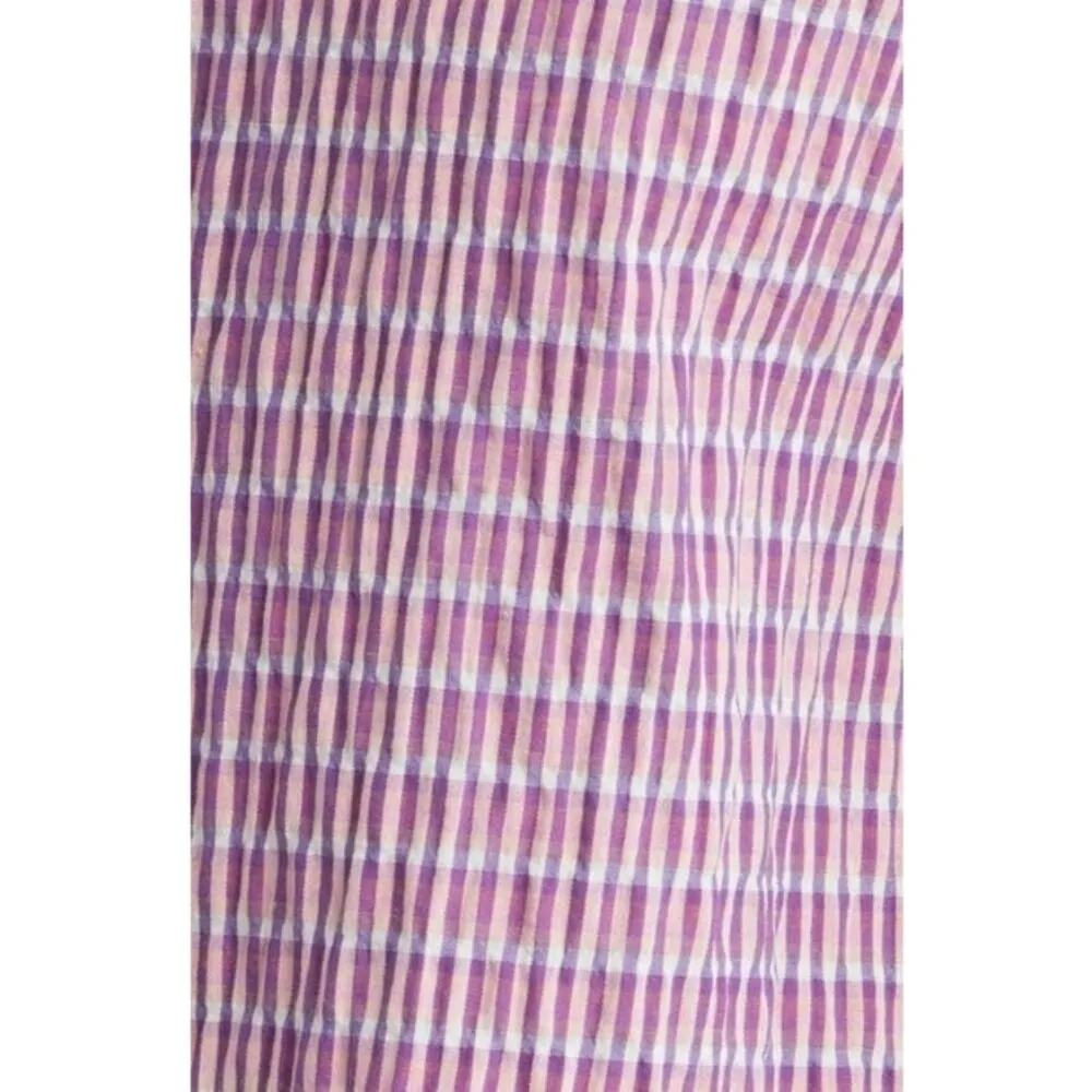 💕XIRENA💕 Dawson Plaid Crop Button Up Shirt ~ Coral Cove Large NWOT Purple - Image 8