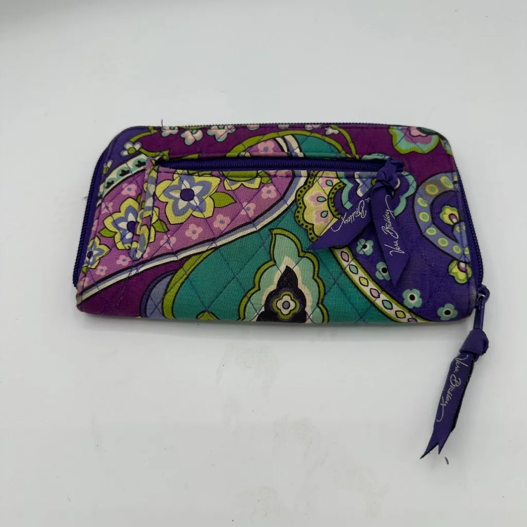 Vera Bradley Zip-Around Wallet RETIRED "Heather" Paisley - Image 2