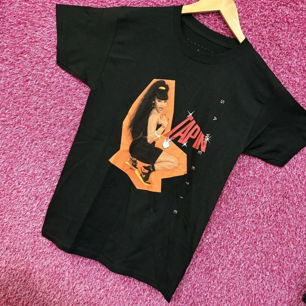 Saweetie Tap In Rap tee size small - Image 3