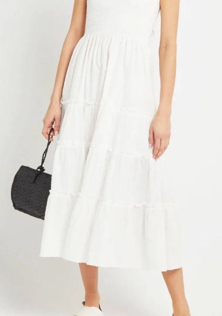 Kourt Calypso Maxi White Dress Size XL - Image 3