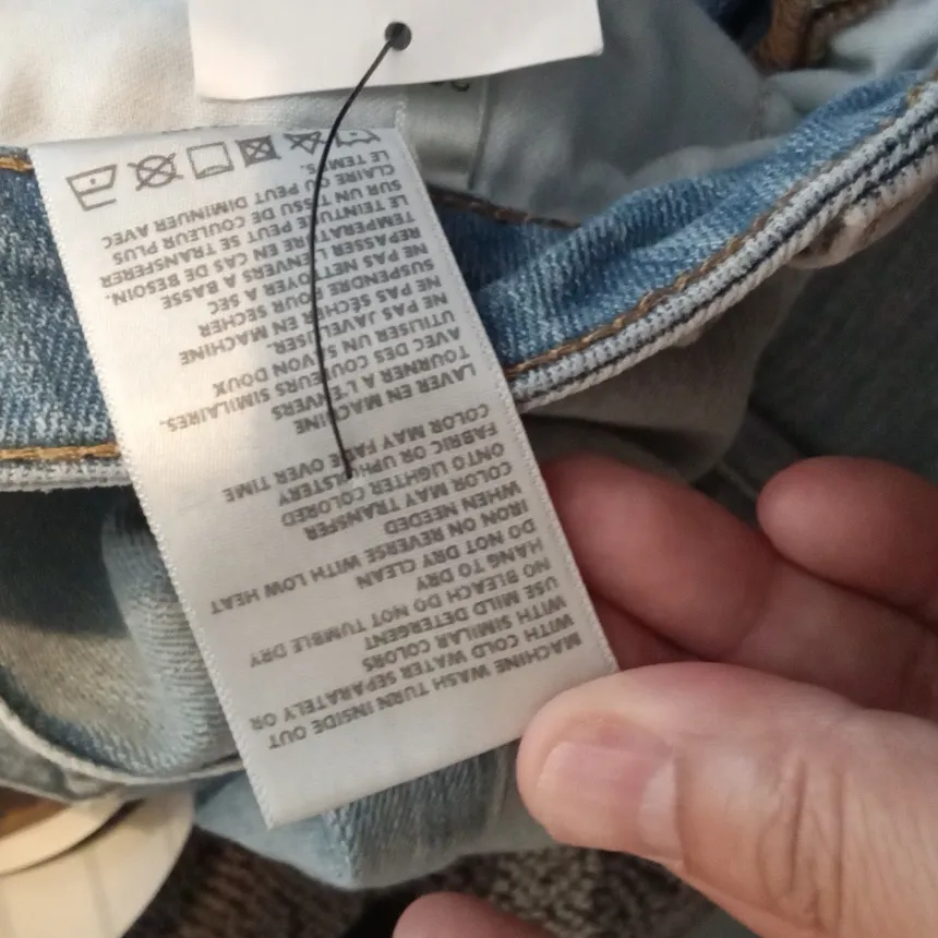 L'AGENCE High Line High Rise Skinny Destroyed In Classic Brasie Womens 28 - Image 8