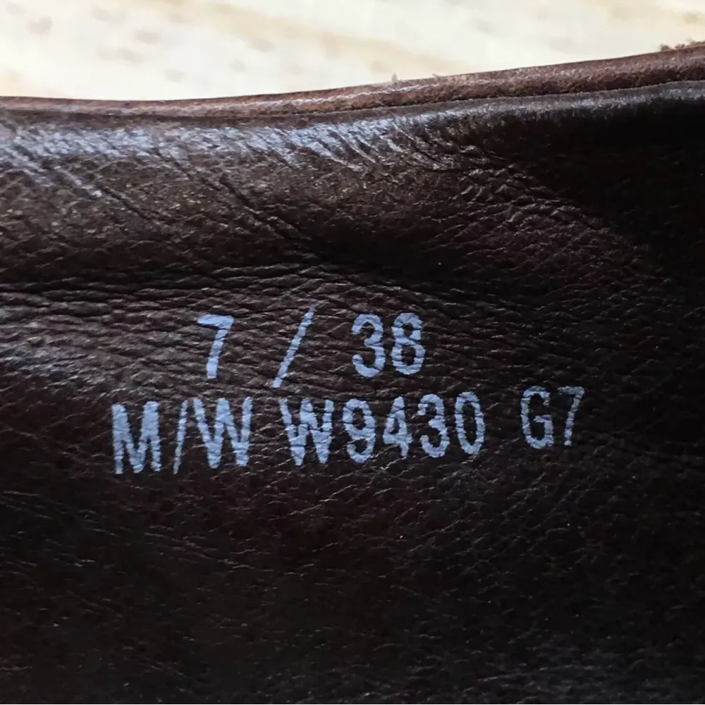 Born Brown Leather Shoes Size 7 - Image 7