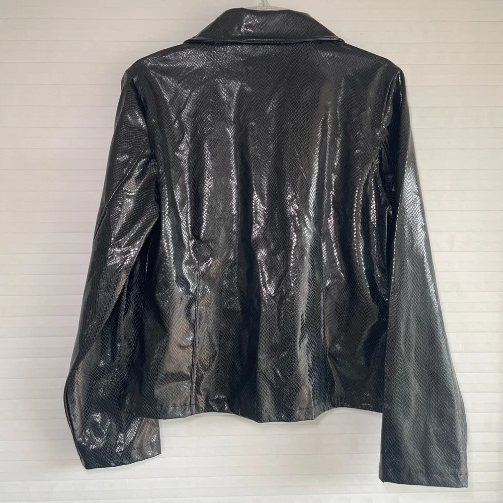 Highway Snakeskin Leather Jacket - Image 2