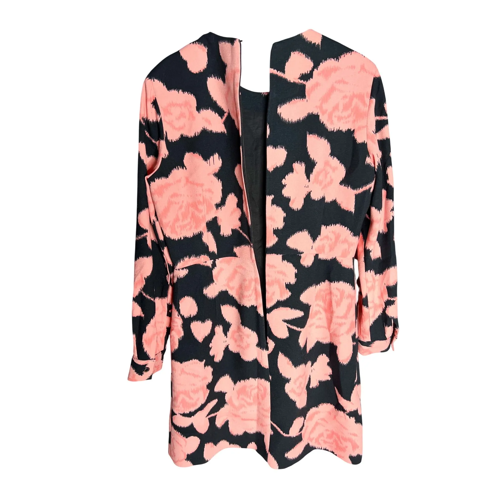 Paul & Joe Sister Ella Rose Richard Sorose Floral Dress Long Sleeve Size 38 Pink - Image 7