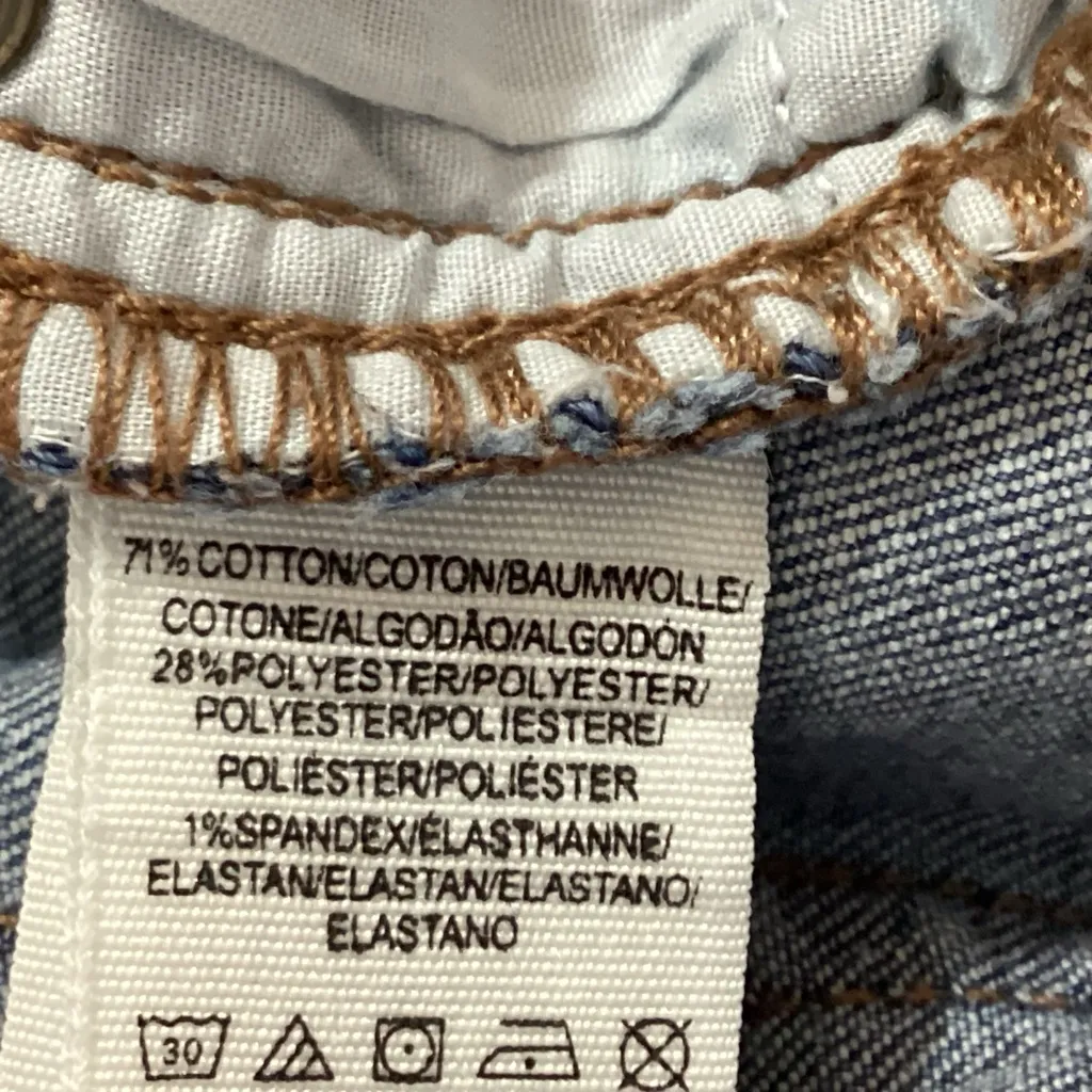 Free People Ripped Crop Jeans Size 30 - Image 7