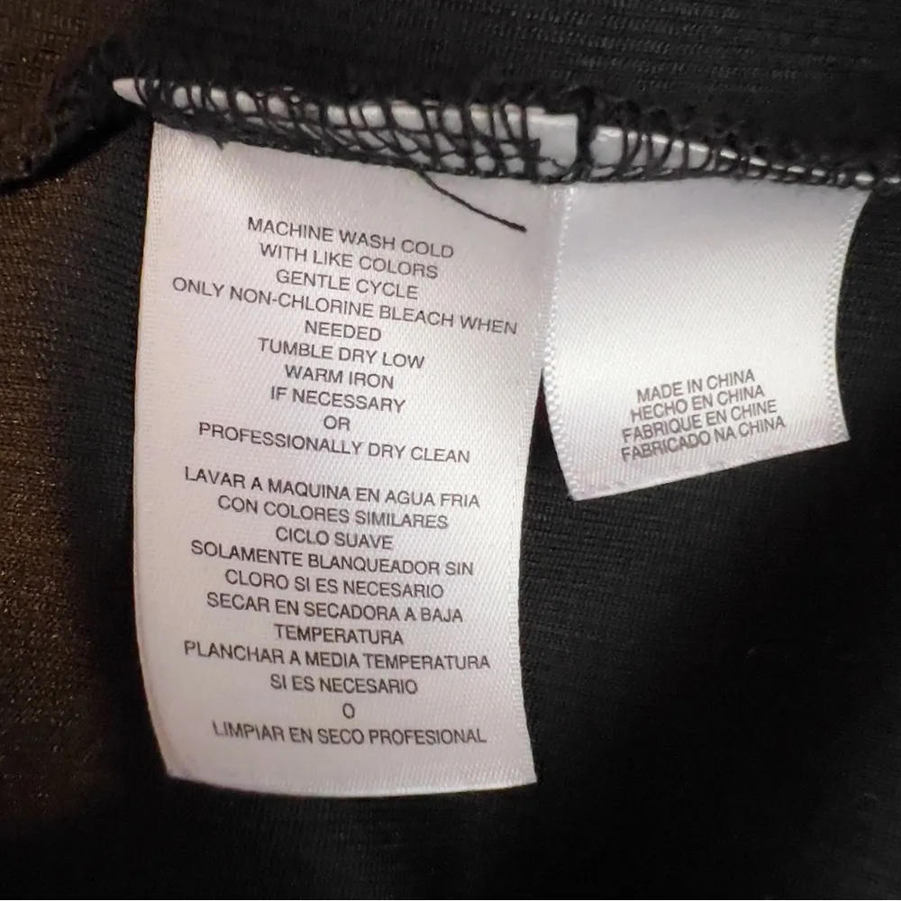 Rachel Rachel Roy XXL Lightweight Knit Long Sleeve Crewneck Twisted Knot Blouse Black - Image 3