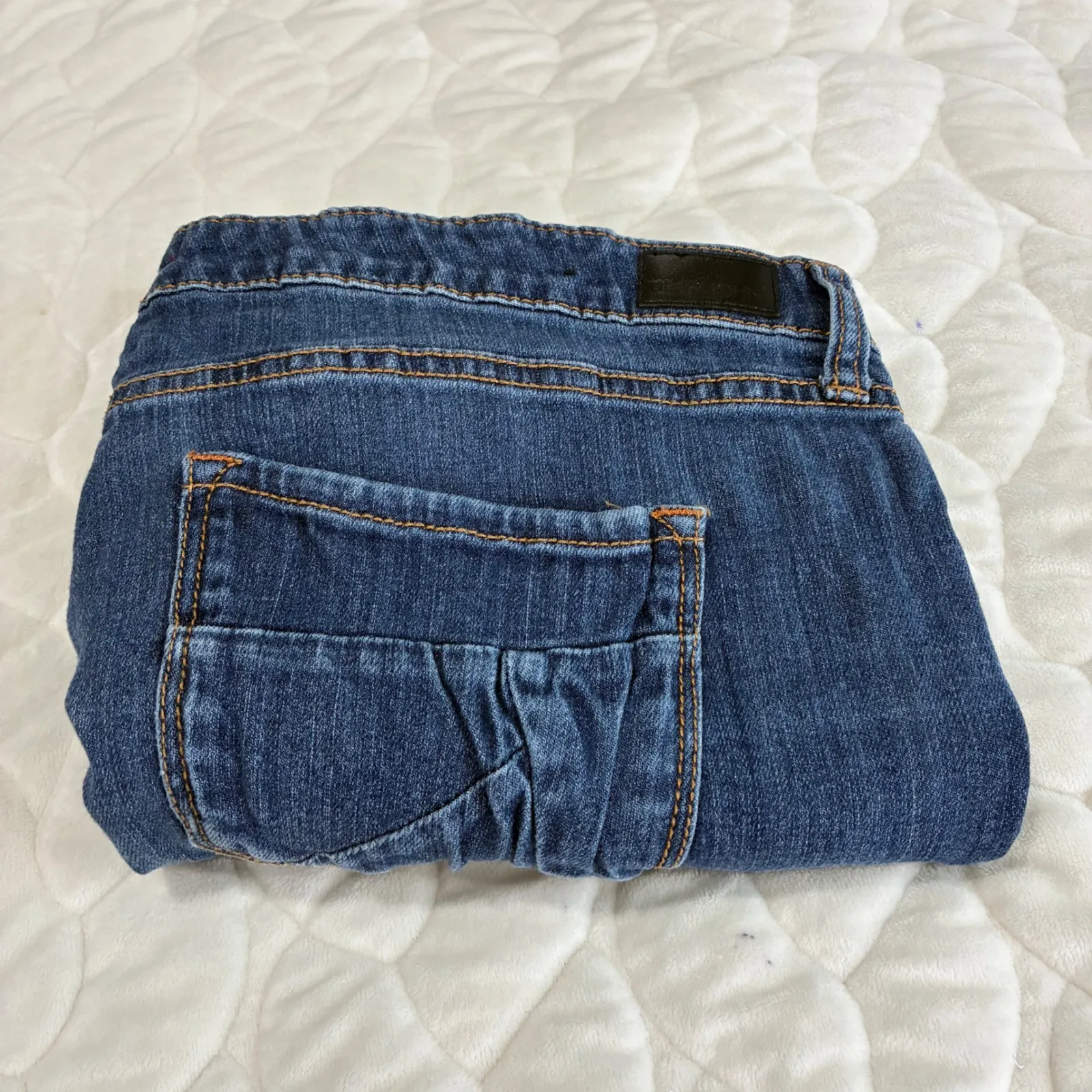 Dear John Denim Shorts Womens Size 33 Blue Jean American Classic High Waisted - Image 9