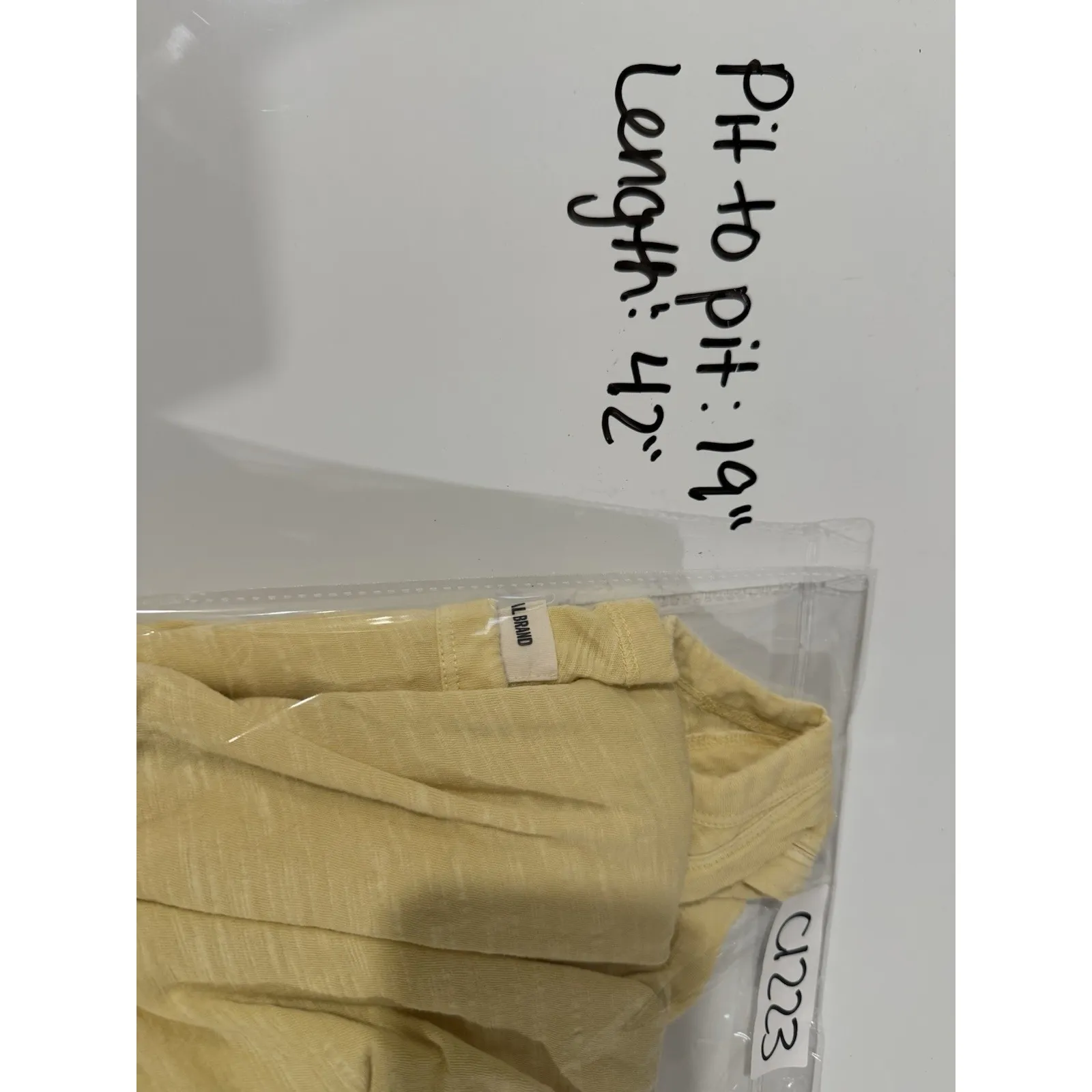 The Normal Brand Ruched Midi Dress XL Yellow Sleeveless Cotton Casual Coastal - Image 5