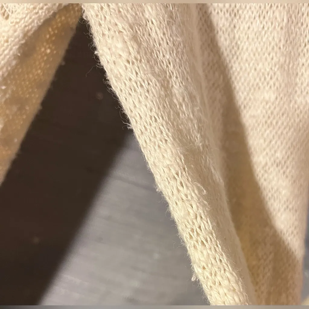 Lucky Brand Open‎ Back Lace Sweater Size Small - Image 3