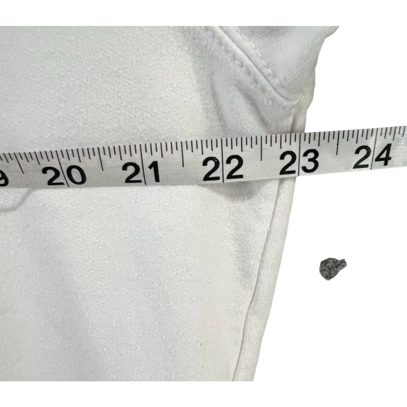 Morning Sun Top Stitch Y2K Sweatshirt Petite M Beaded Fall Leaves Granny Cottage White Size undefined - Image 7