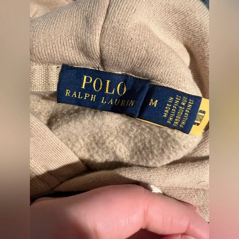 Polo Ralph Lauren Horse Barn Artist Artwork Womens Sz M Fleece Sweatshirt Hoodie - Image 6