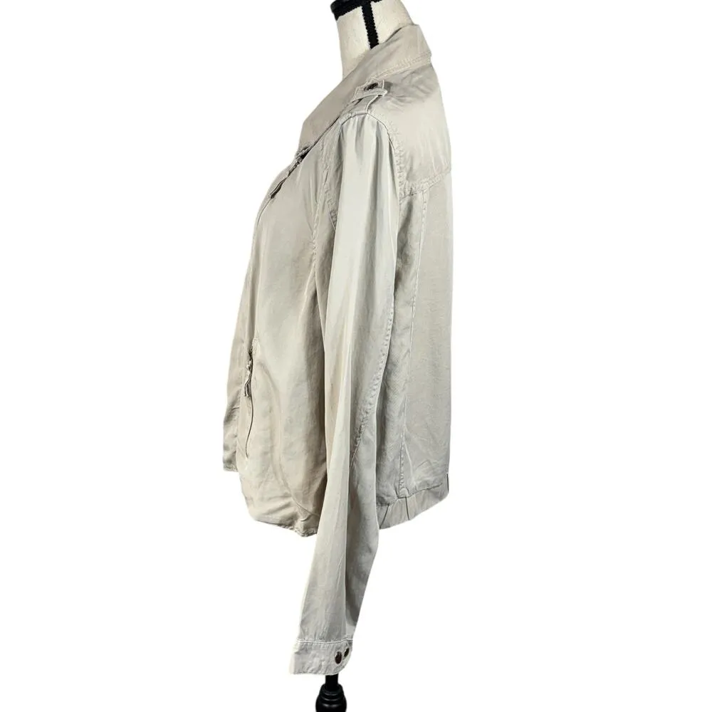 BLANKNYC Anthropologie X-Large Breezy Moto Jacket Full-Zip Pockets Long Sleeves - Image 6