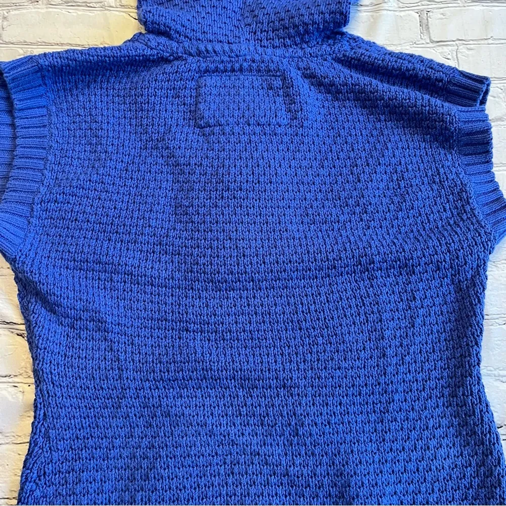 O’Neill Hooded Knit Sweater Dress Blue Women’s Small Surf Coverup Beach Travel - Image 7