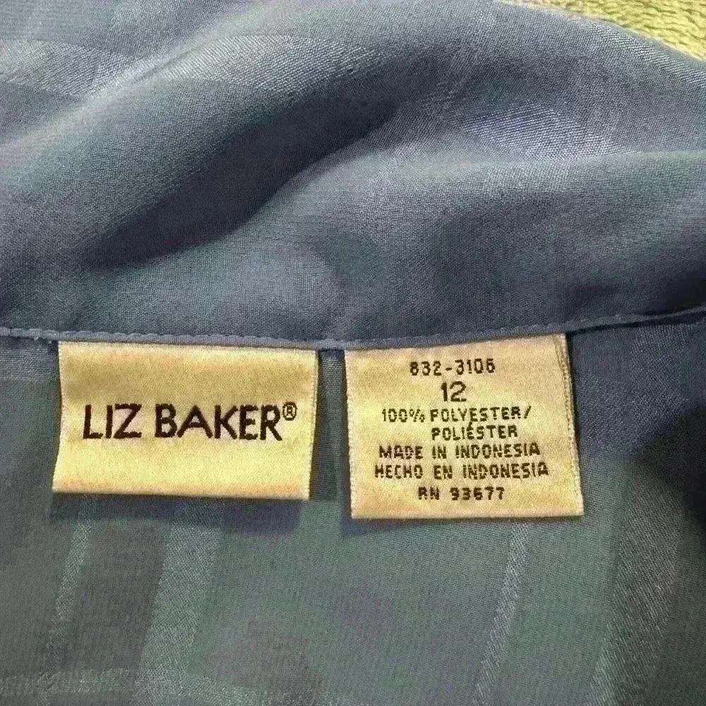 Women’s Blue Liz Baker Button Down - Image 4