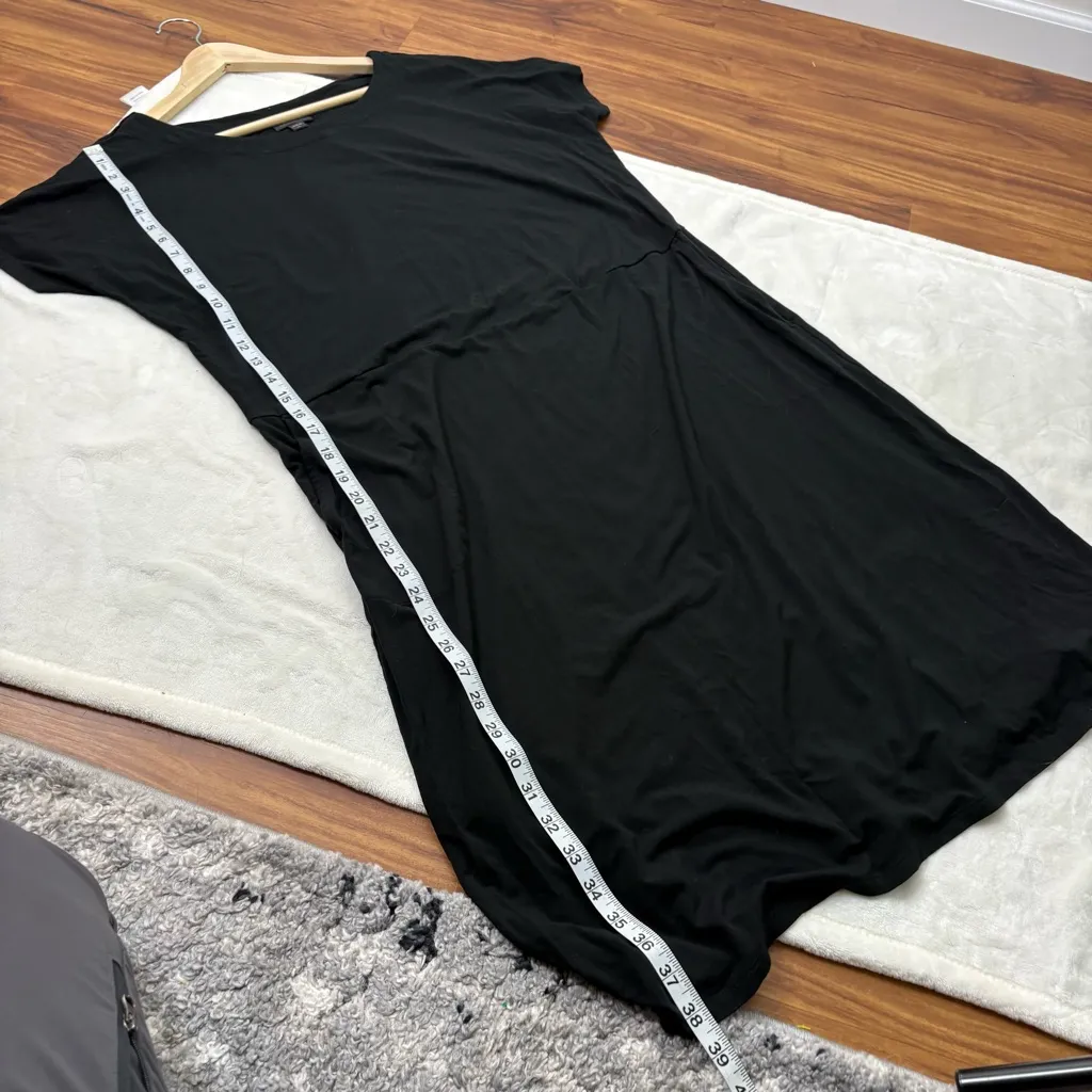 J. Jill Wearever Collection Black Pocket Dress Size Large Tall - Image 7
