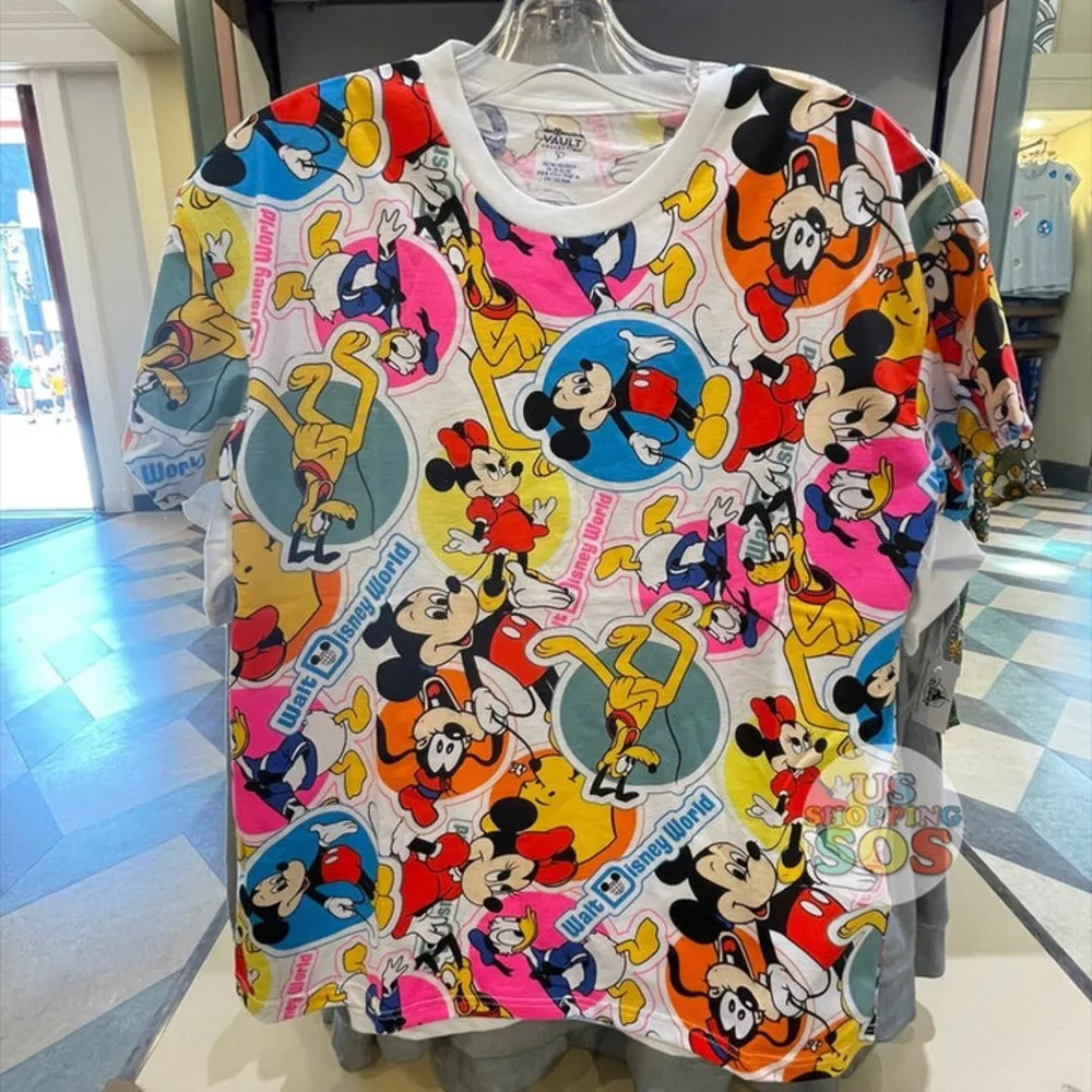 Walt  World 50th Vault Mickey & Friends All-Over-Print T-Shirt Large - Image 2