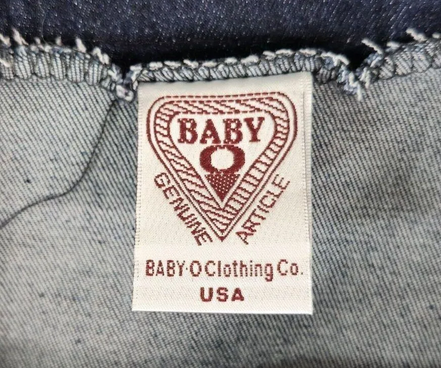 Baby O Clothing Co USA Denim Skirt Womens 32x26 Dark Wash Back Zip Blue Size undefined - Image 9