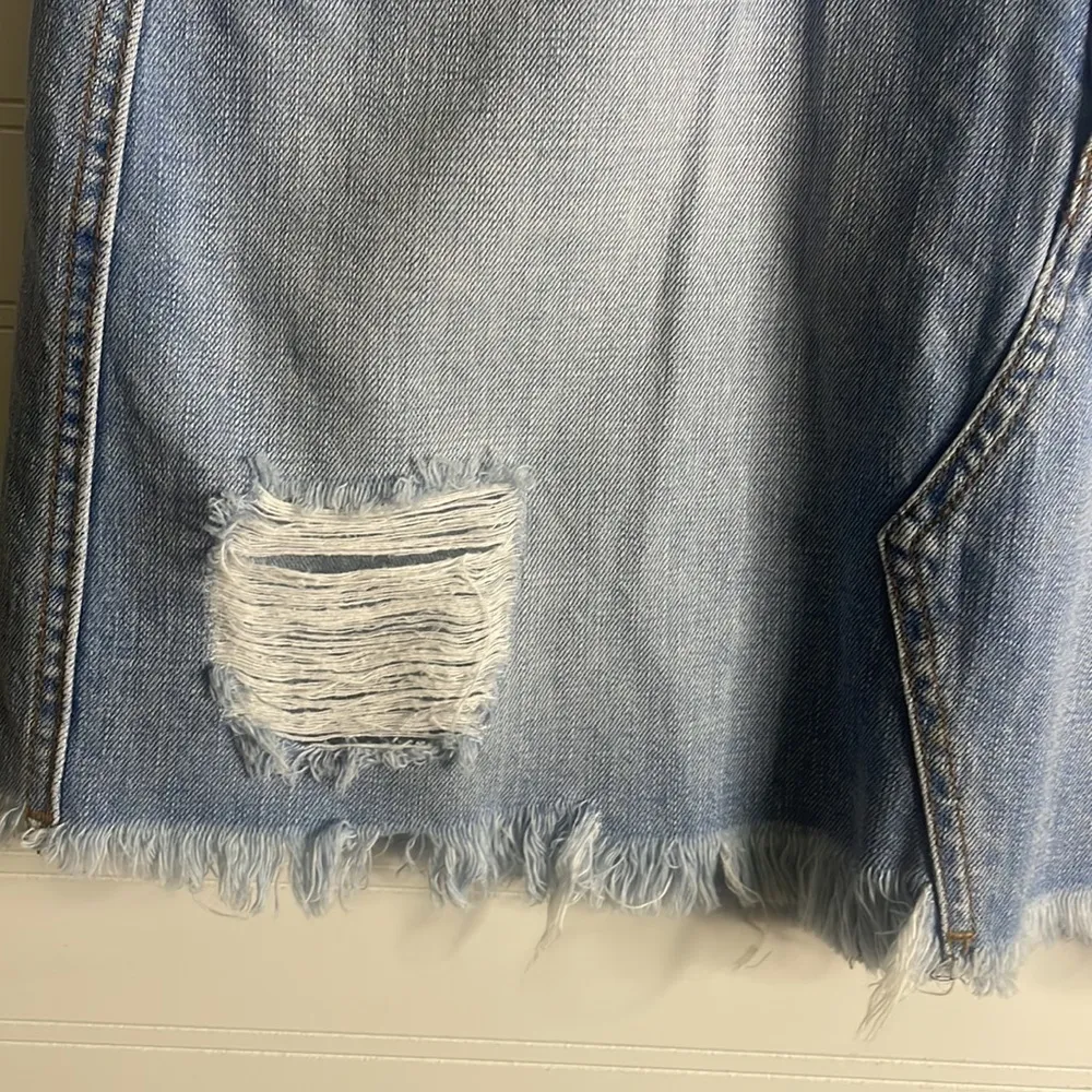 Sts blue skirt denim distressed Emily mini Sz 28 - Image 4