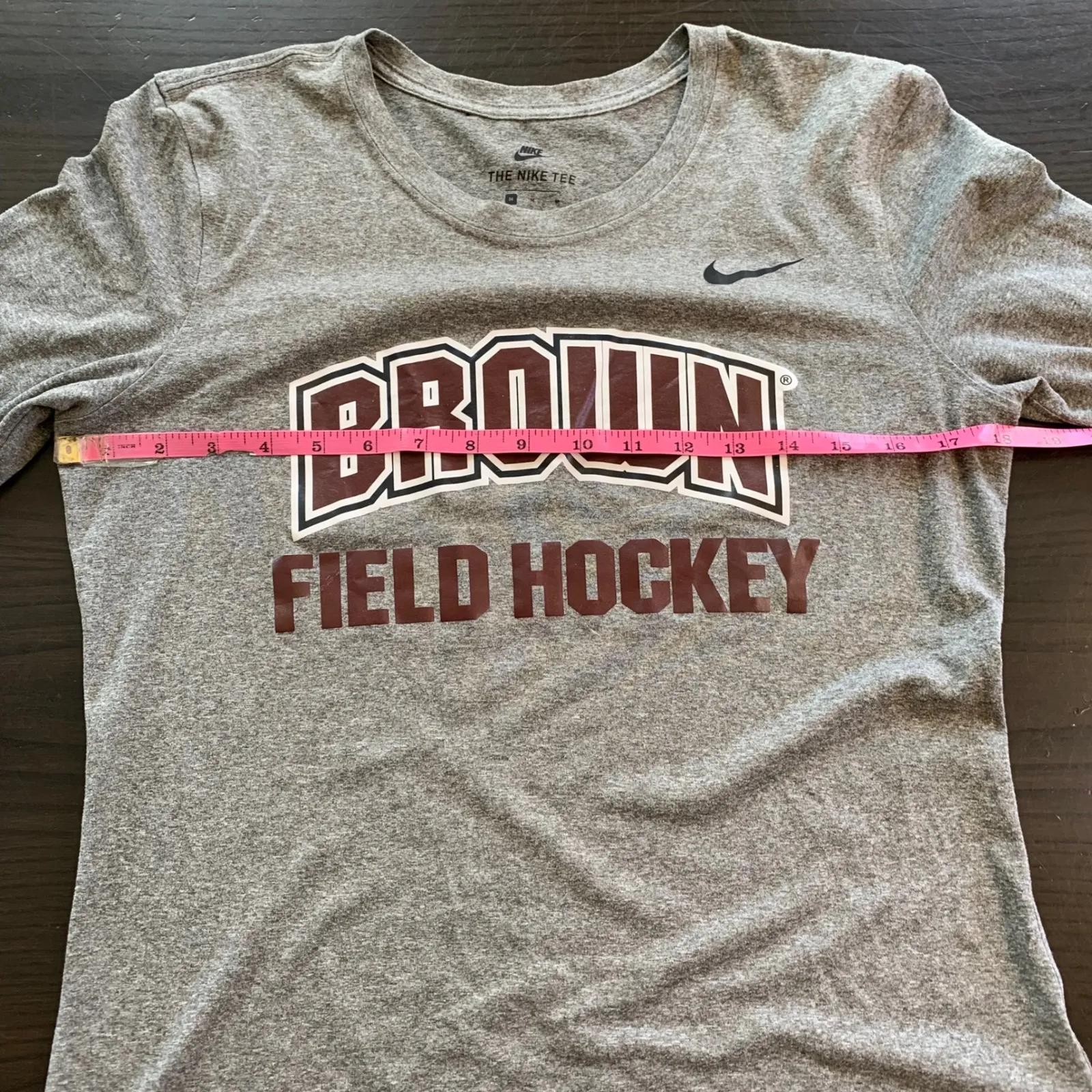 Nike Dri-FIT Brown University Field Hockey Gray Long Sleeve T-Shirt Women Medium - Image 6