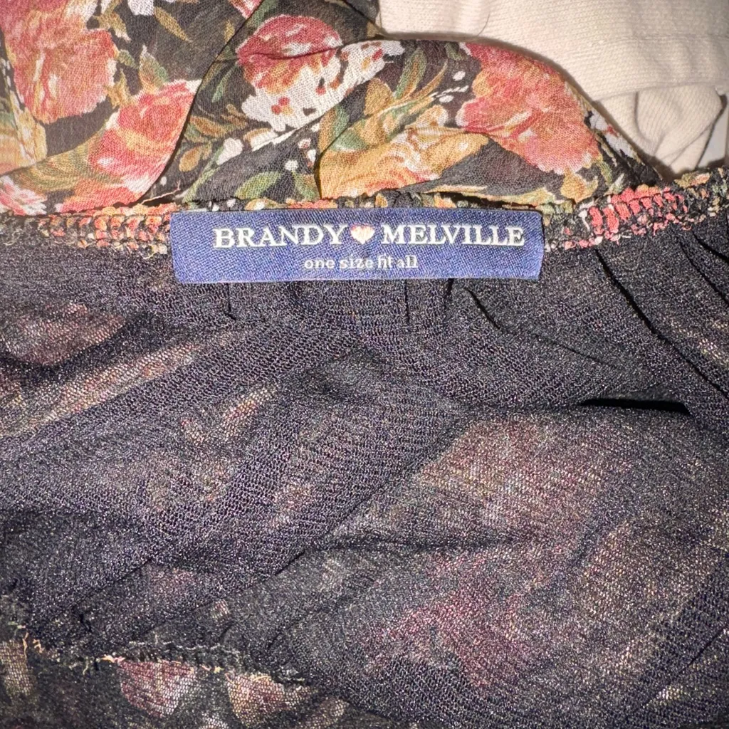 Brandy Melville Floral Dress - Image 3