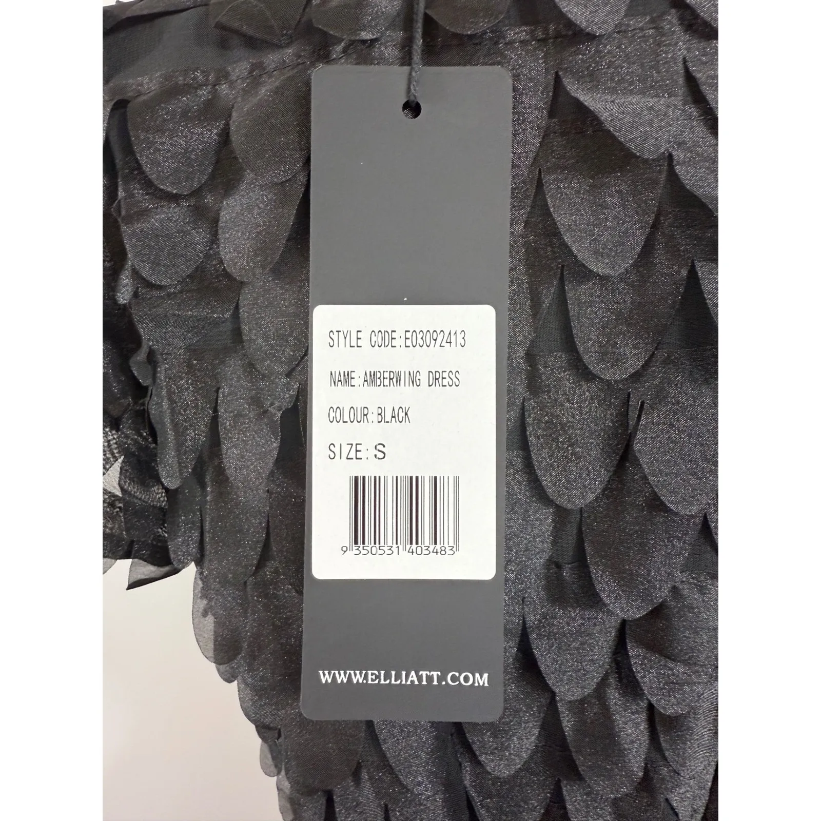 NWT Elliatt Amberwing Petal Mini Dress Black Corset Belt‎ Sz Small $358 - Image 12