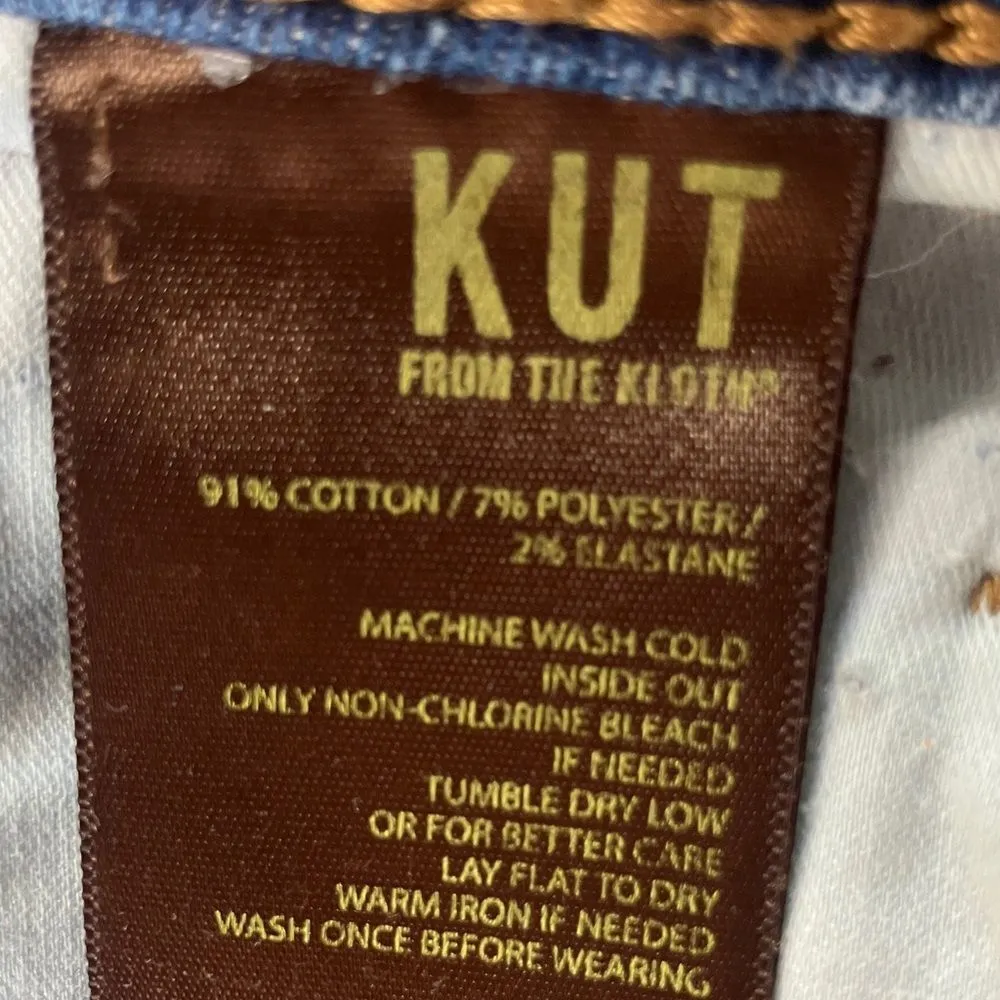 Kut from the Kloth “Fab ab high rise skinny” Blue Women's Jeans size 14 #713 - Image 11