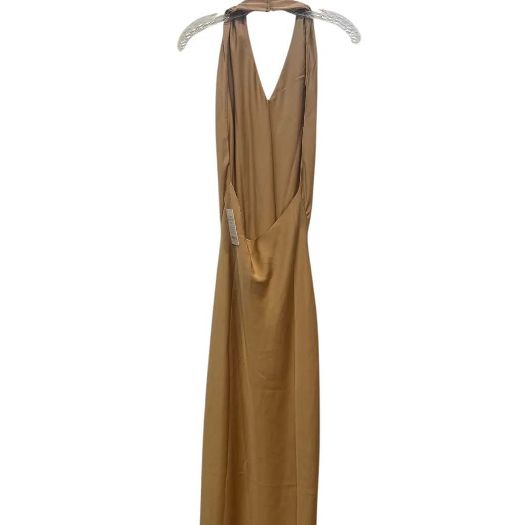 Show Me Your MuMu Backless Gold Sleeveless‎ Halter Dress NWT/NWOT - Image 4