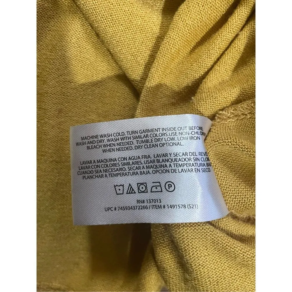 Orvis womens yellow basic top sz XL - Image 10