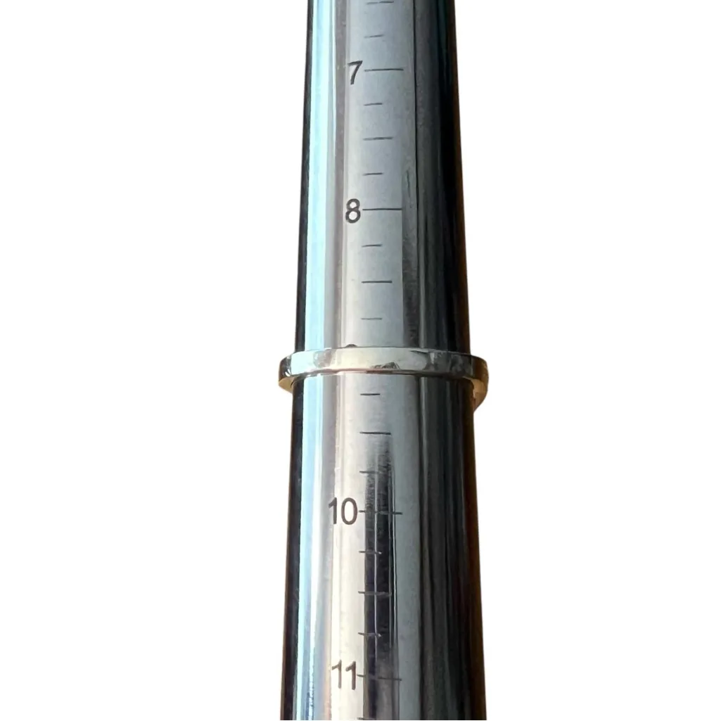 Cushion Cut Light Purple Prong Set Faux Amethyst Ridged Band Ring - Image 13