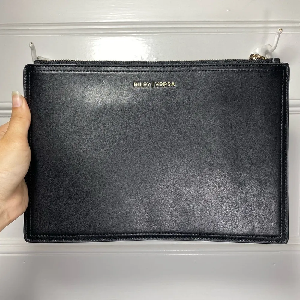 Riley Versa | Versa Detachable Front Leather Clutch Handbag Girl Scout Cover - Image 8