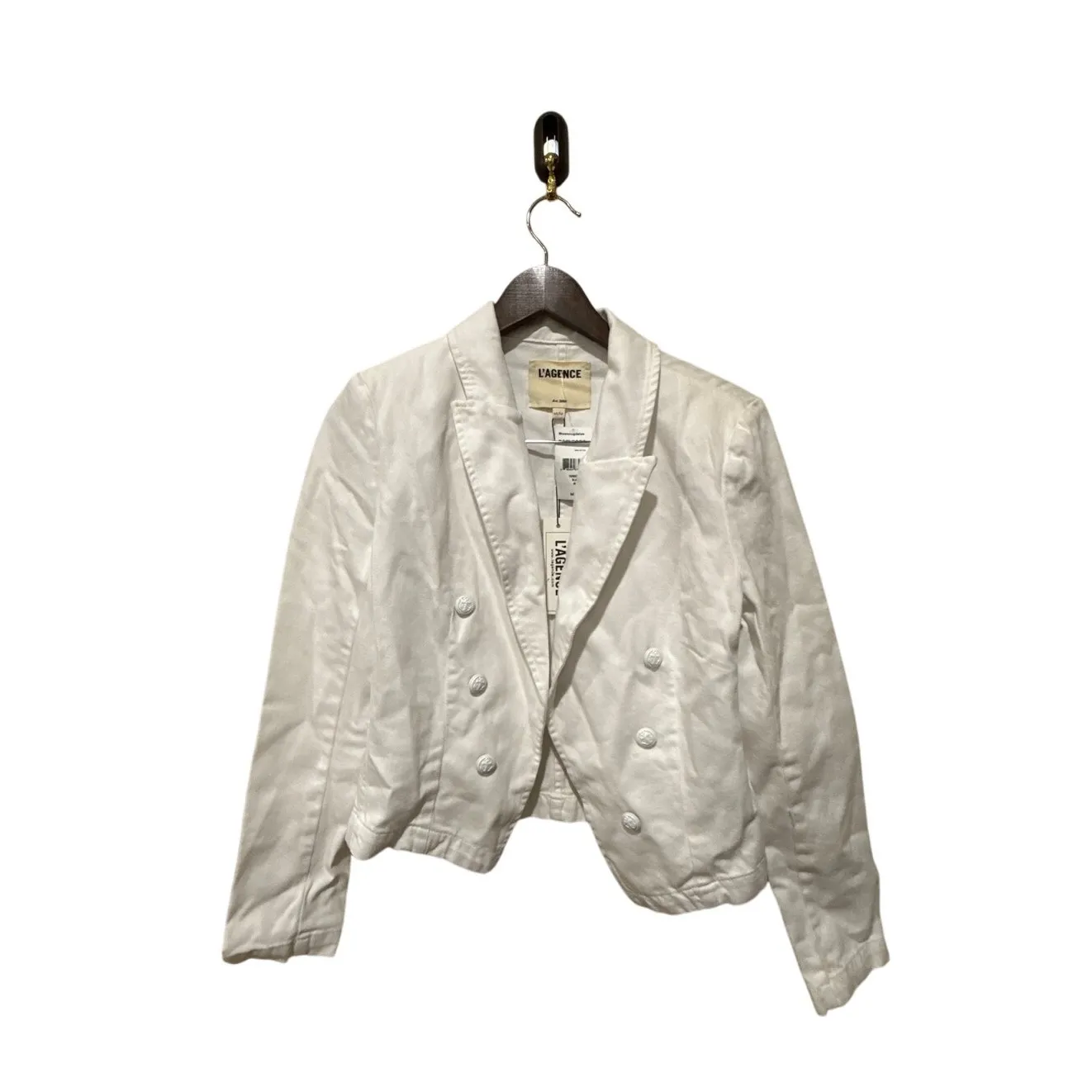 L'Agence Wayne Crop Double Breasted Jacket Size‎ Medium - Image 5