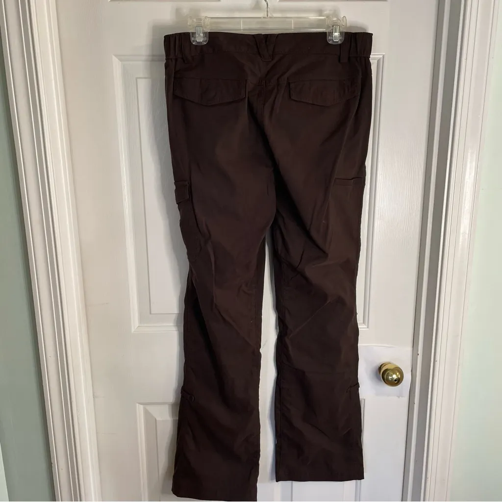 Duluth Trading Co Women's Dark Brown Cargo Pants Size 8 x 33 gorpcore utility - Image 5