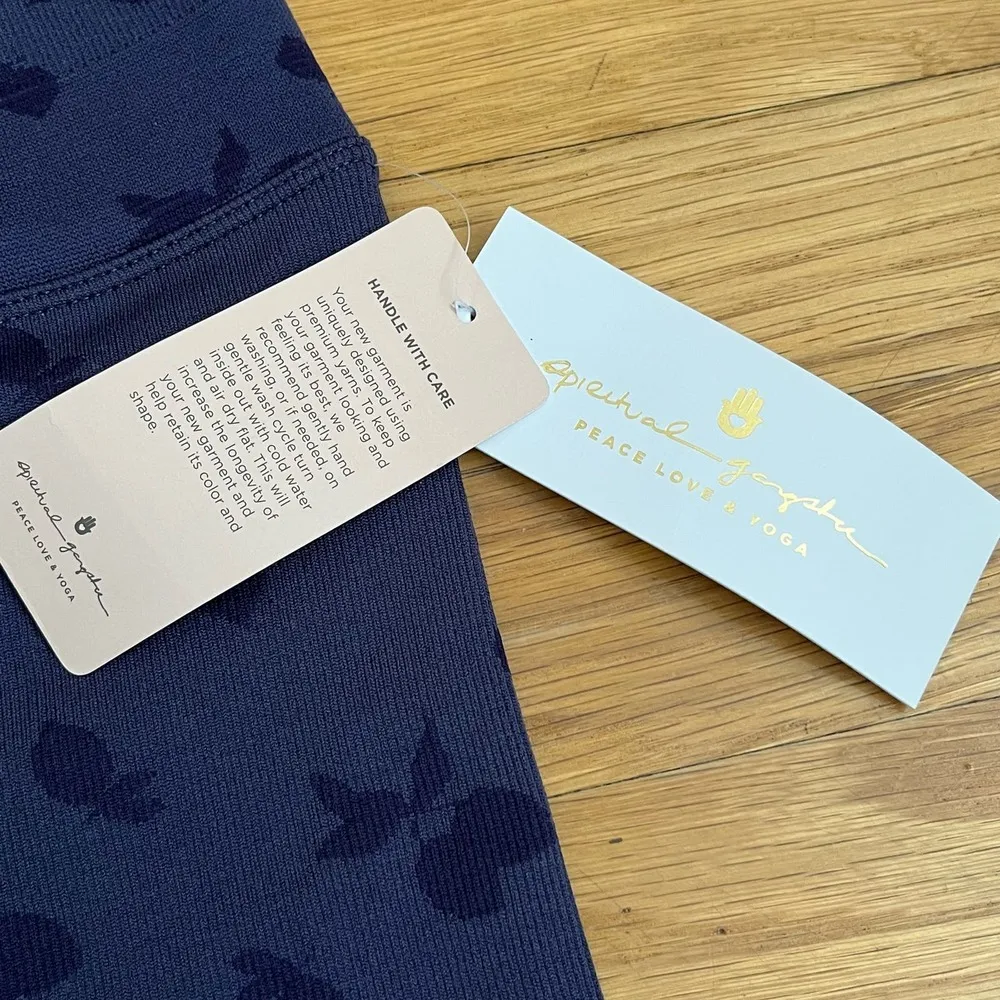 Spiritual Gangster Love Sculpt Jacquard Leggings - Size XS/S - Image 3