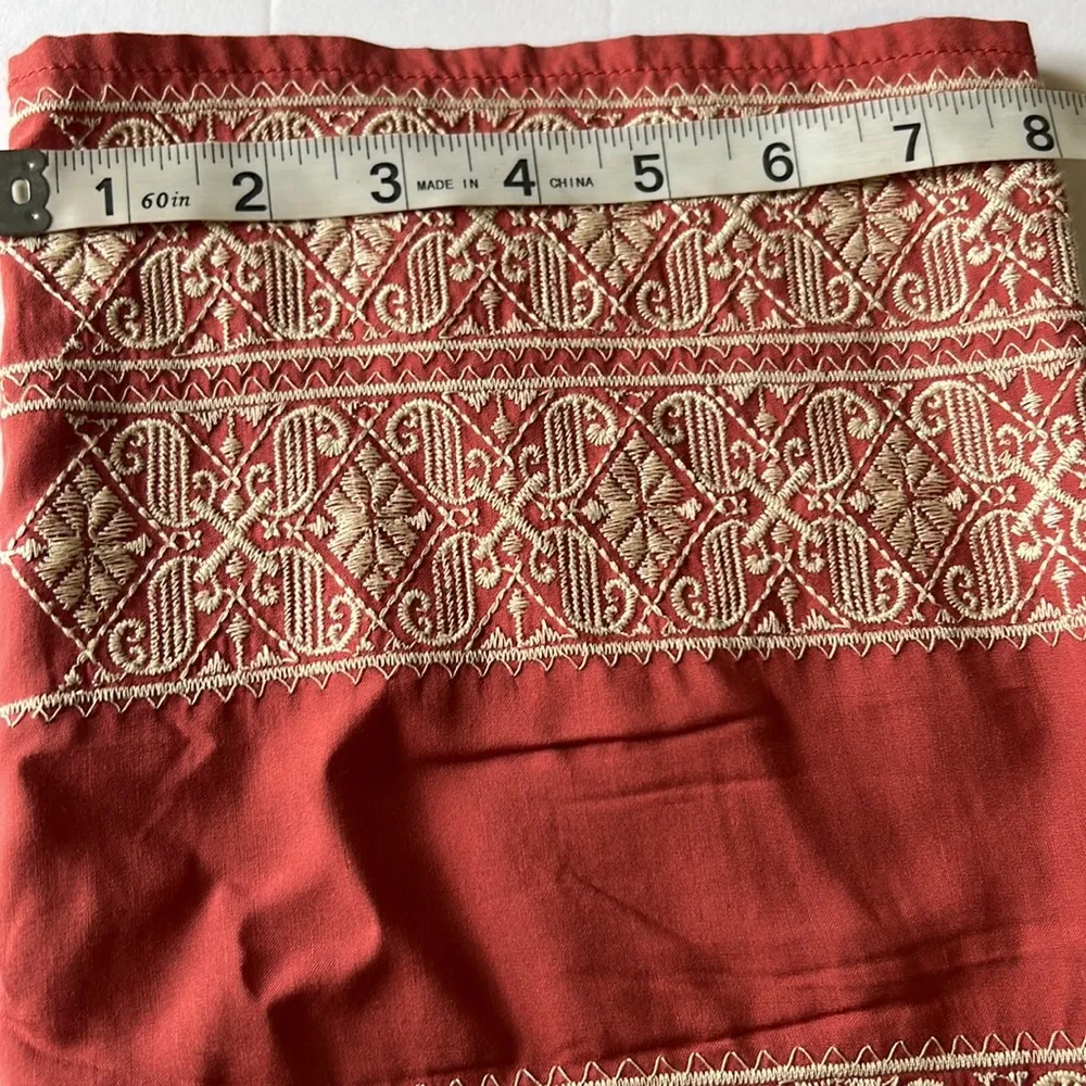 Sundance Catalog embroidered colored tunic Orange - Image 11