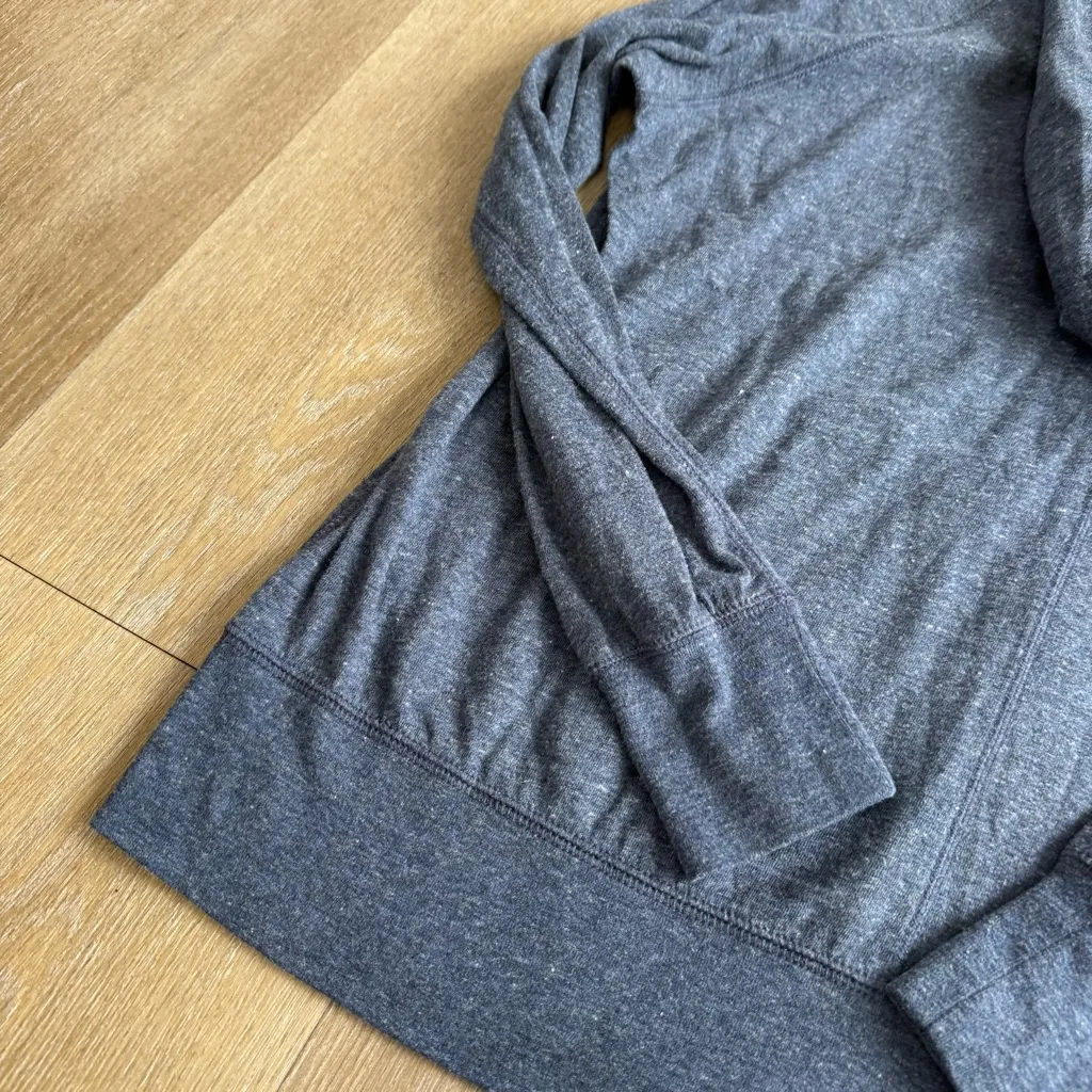 Nike Grey UNC North Carolina Zip-Up Hoodie Sweatshirt - Image 5