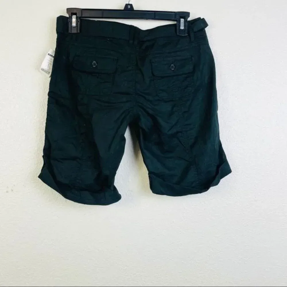 GARAGE Black‎ Cargo Bermuda Shorts NWT Size 1 - Image 4
