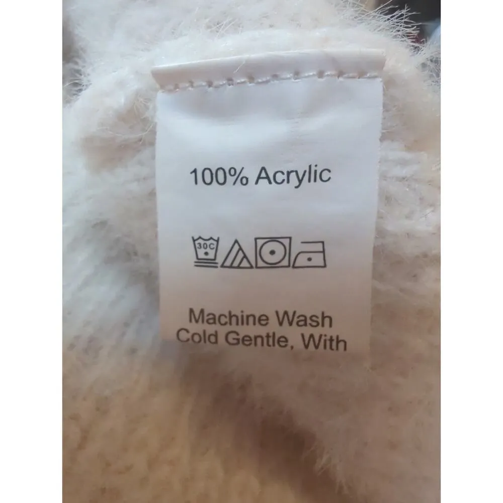 Women’s SHEIN Pullover Crème Sweater Size M - Image 5