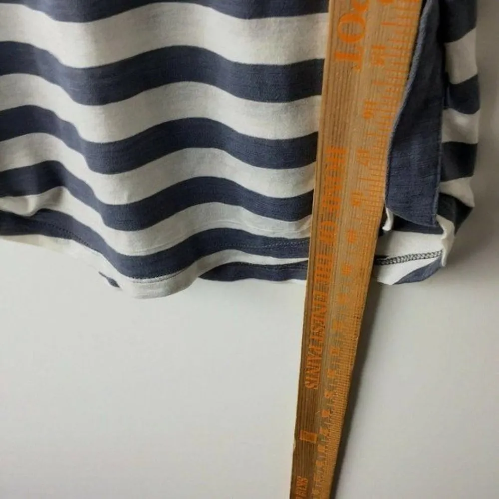 Dickies Girl Striped T Shirt Pocket Tee Basic Modern USA Trendy Cotton Womens XS - Image 7