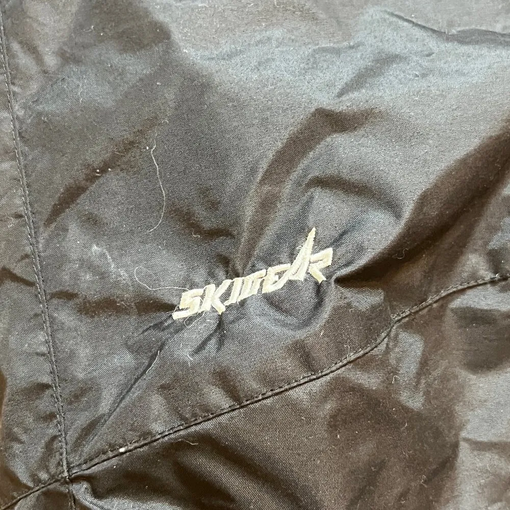 Ski Gear Black Womens Snow Pants SZ S Zip Pocket Ski Sledding Snowboard Winter - Image 3