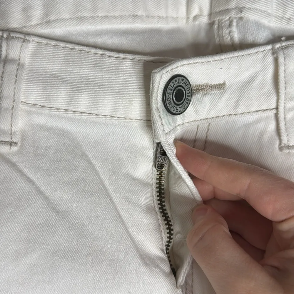 Giordano Jeans Mid Rise White Skinny Jeans Korean size 28 - Image 6