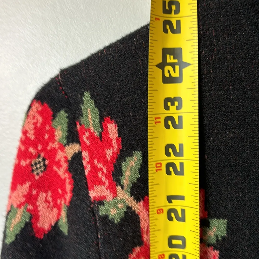 NEW! Draper James Rose Floral Cardigan Sweater Small Gardencore Cottagecore - Image 9